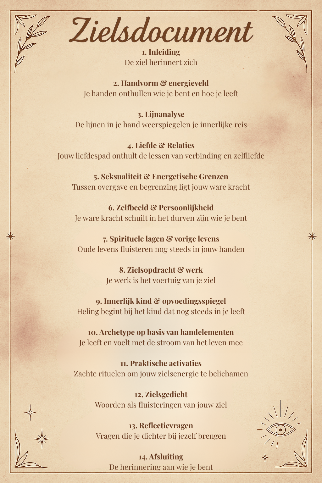 + Zielsreading | 1 persoon +